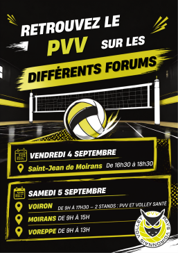 Rentrée 2026/2027 : Retrouvez le PVV aux forums des associations